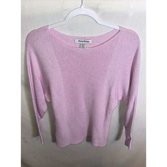 Tommy Bahama Women’s Dolman Light Sweater Size XS Pink Going Out Party City - Picture 1 of 12